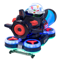 Manège gonflable pour enfants en forme de dirigeable à monnayeur, petit modèle économique pour centre de jeux