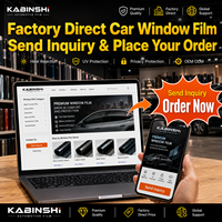 Nano Seramik HS-3580 Araba Cam Filmi Yansıtıcı Güneş Kontrolü UV Korumalı Ön Cam Otomotiv Cam Filmi Isı Reddi