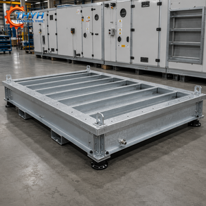 Plateforme de montage de ventilateur centrifuge soudée OEM |   Revêtement en poudre |   Acier Q345 |   ISO 9001 SGS |   pour système de ventilation industrielle - Product Image 3