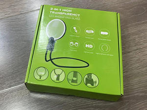 Lupa 6X con luz alrededor del cuello Lente Fresnel manos libres portátil | Diseño LED ligero Artículo de alta demanda para <span class=keywords><strong>Amazon</strong></span> - Product Image 6
