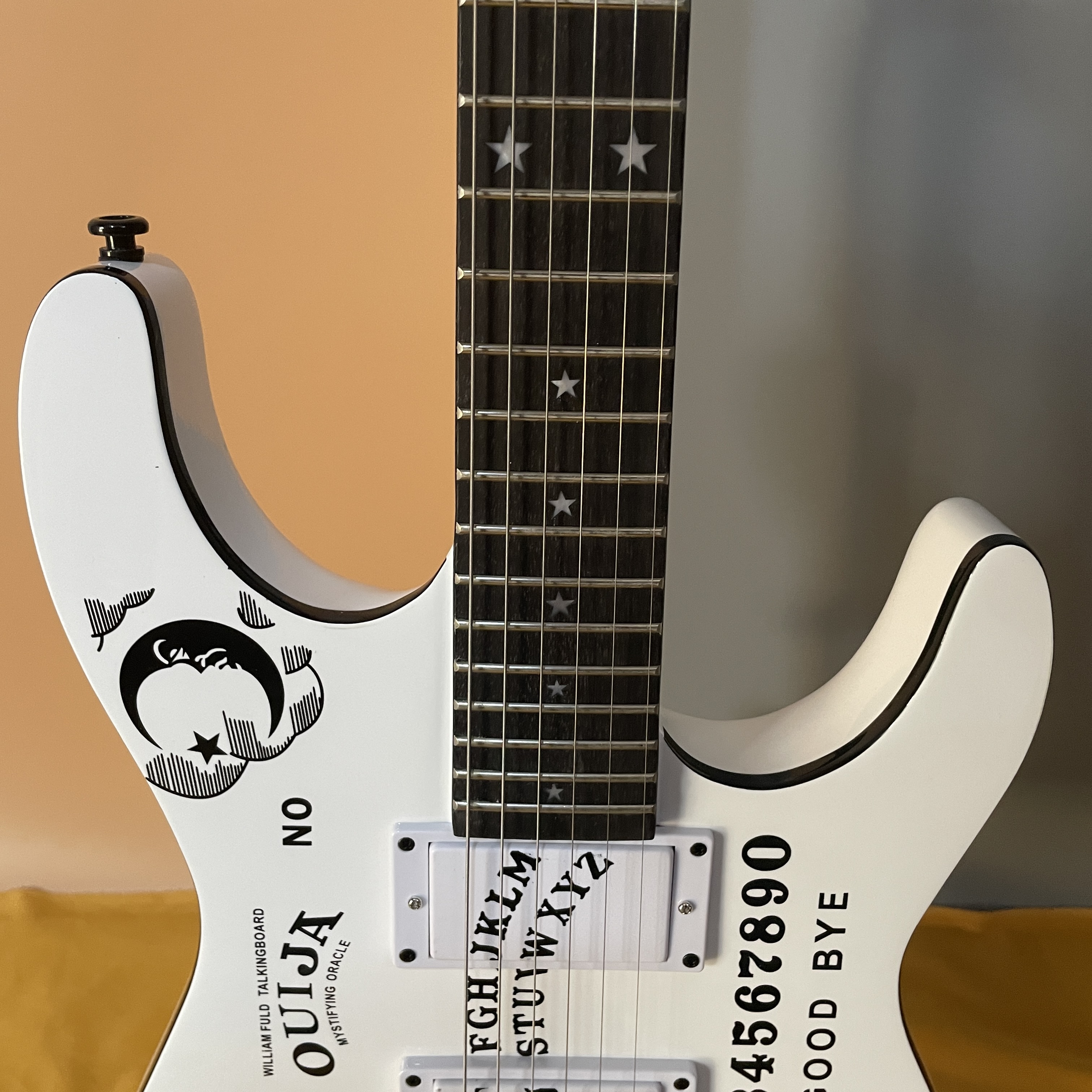 ESP Custom Shop KH-2 Ouija Kirk Hammett Cynthia White Guitar
