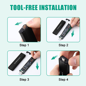 Özel tip C + USB <span class=keywords><strong>2</strong></span> in 1 Nvme M.<span class=keywords><strong>2</strong></span> Ssd muhafaza <span class=keywords><strong>2</strong></span>.5 inç Hdd durumda Sata harici sabit Disk dizüstü mobil Disk kutusu kılıfları - Product Image 6