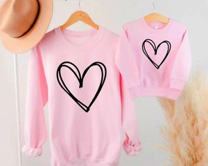 Venta al por mayor de conjuntos a juego para la familia, ropa para mamá <span class=keywords><strong>y</strong></span> yo, <span class=keywords><strong>Sudadera</strong></span> con capucha familiar de tela de rizo francés - Product Image 2