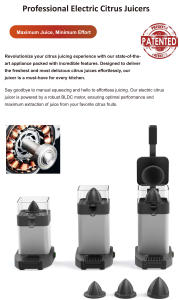 Extracteur d'orange de fruits Machine à jus multifonctionnelle commerciale <span class=keywords><strong>Presse</strong></span> à froid à grande bouche <span class=keywords><strong>Presse</strong></span>-agrumes électrique à mastication lente - Product Image 2