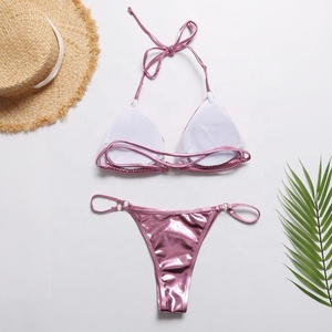 La nueva moda brillante cabestro reflexivo top <span class=keywords><strong>bikini</strong></span> - Product Image 5