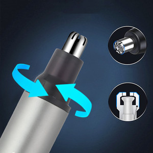 Wanshe Men's Electric Nose <b>Ear</b> Eyebrow Hair Trimmer Aluminum Alloy Low Noise Portable Mini Outdoor Use <b>Cleaning</b> <b>Tool</b> - Product Image 3