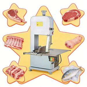 Scie à os commerciale pour boucher <span class=keywords><strong>de</strong></span> supermarché, moteur en cuivre 0,75 kW, hauteur <span class=keywords><strong>de</strong></span> coupe 210 mm - Product Image 5