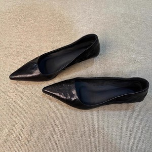 Edizione Xiao Mao e <span class=keywords><strong>scarpe</strong></span> da <span class=keywords><strong>lavoro</strong></span> professionali per <span class=keywords><strong>donna</strong></span>-temperamento a pedali a punta singolo Versatile Black Womens Sh918 - Product Image 2