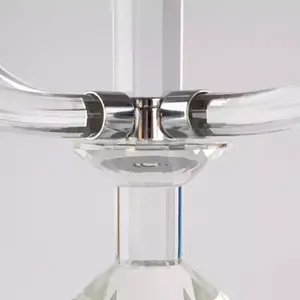 Luxe 13 bras pour décoration de mariage candélabres centres de table en cristal