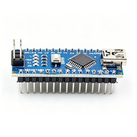 Placa de aprendizaje MCU adecuada para placa de desarrollo Nano 3.0, Micro USB, Bootloader, controlador CH340, 16MHz ATMEGA328P