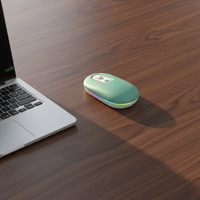 Souris sans fil Bluetooth CE ROHS avec rétroéclairage RGB, souris ergonomique sans fil rechargeable Bluetooth pour Macbook Apple