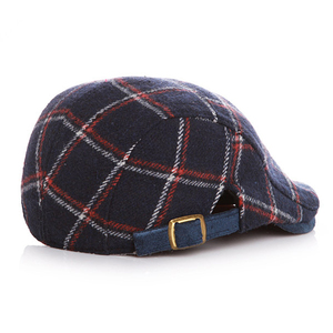 Gorro de Invierno MIO para Niños, Nuevo Modelo, Estilo Ivy, Patrón a Cuadros, Gorro Suave para Niño, Boina Vintage, Gorras Británicas de Moda - Product Image 6