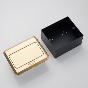 <span class=keywords><strong>Prise</strong></span> de courant encastrée moderne, montage au sol, <span class=keywords><strong>double</strong></span> <span class=keywords><strong>prise</strong></span> allemande, montage encastré, coque en acier inoxydable - Product Image 2