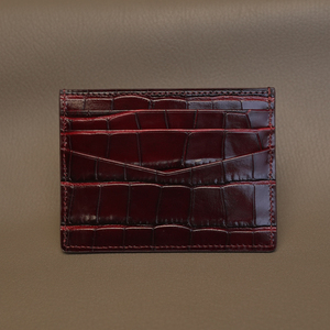 Tarjetero de Cuero Italiano Hiram Beron, Cartera Delgada de Lujo, Cuero Genuino, Marca Privada, Producción Limitada - Product Image 3