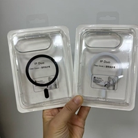 Étui de téléphone pliable magnétique sans fil en acrylique transparent populaire de l'usine BAILI avec emballage en boîte pour iPhone Duo