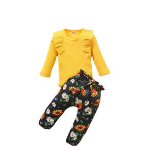 Nueva Ropa de Bebé de Boutique, Pijamas para Niña, Conjunto de Ropa de Bebé de Manga Larga, Conjuntos de 3 Piezas para Niños Pequeños - Product Image 3