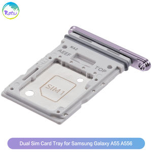 Repuesto de Bandeja para <span class=keywords><strong>Tarjeta</strong></span> SIM Dual para Teléfono Celular, Soporte para Ranura de <span class=keywords><strong>Tarjeta</strong></span> SIM, Pieza de Repuesto para Samsung Galaxy A55 A556 - Product Image 6