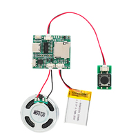 Módulo de Música MP3 USB Personalizable de Fábrica de 1GB, Módulo de Sonido Grabable con Batería Recargable para Manualidades, Fotos y Proyectos DIY