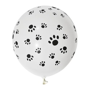 Palloncino Decorativo P48 da 12 Pollici con Motivi Animali: Zampa di Cane, Leopardo, Tigre, Mucca, Cervo - Product Image 6