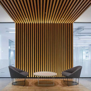 Trần giả trang trí nội thất gạch Trần Hội Đồng Quản trị <span class=keywords><strong>WPC</strong></span> tấm nhựa bao gồm PVC hạt gỗ nội thất treo trần - Product Image 4