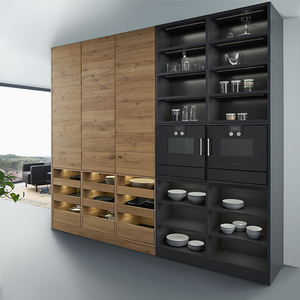 Alforja de cocina Modular de lujo, diseño moderno y sencillo, alto brillo, laca de 2pac, pequeño armario de cocina con accesorios - Product Image 4