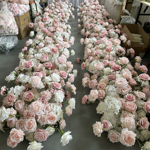 IFG - <span class=keywords><strong>Caminos</strong></span> <span class=keywords><strong>de</strong></span> <span class=keywords><strong>Mesa</strong></span> con Arreglos Florales en Blanco y Rosa para Decoración <span class=keywords><strong>de</strong></span> Bodas, Gran Venta - Product Image 1