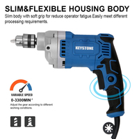 Perceuse électrique 220V 710W 10mm (3/8'') Puissance d'entrée
