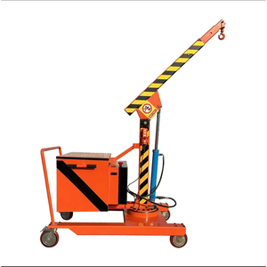 New junchi 1 tấn điện Boom Lift <span class=keywords><strong>Crane</strong></span> di động canilever ROTARY nhỏ thủy lực Wire Rope Sling vật liệu kim loại 3.5m nền tảng - Product Image 3