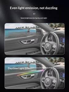 Pour <span class=keywords><strong>Volvo</strong></span> <span class=keywords><strong>XC60</strong></span>, éclairage d'ambiance, modification intérieure, accessoires automobiles, décoration spéciale Daquan, accessoires d'ambiance intérieure - Product Image 2