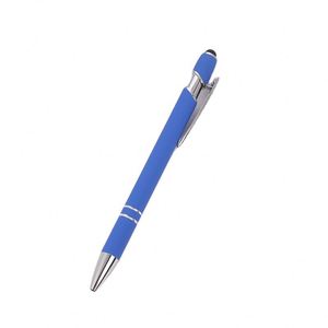 Regalo Promocional Publicitario 2 en 1, Bolígrafo con Punta Táctil para Pantalla, Entrega Directa de Fábrica, Bolígrafo Metálico con Logotipo Personalizado - Product Image 1