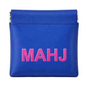 <b>Hot</b> Selling PU Leather Mahjong Title Cards Holder Colorful Creative Mahjong Tiles Rule Cards Organization Fashion Storage <b>Bag</b> - Product Image 3