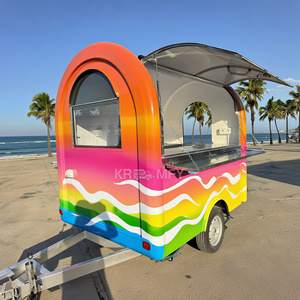 Camion de vente de fruits 2025, kiosque extérieur, bar, cuisine mobile en acier inoxydable, barbecue, remorque de concession alimentaire - Product Image 1