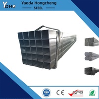 Önceden Galvanizli Kare Çelik Boru Q195 Q235 Düşük Karbonlu Çelik İçi Boş Profil, Mobilya Çerçevesi, Korkuluk, Sera ve İmalat İçin