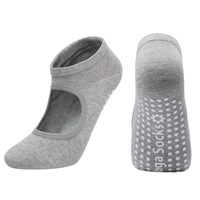 Chaussettes de yoga antidérapantes pour femmes, en coton respirant, avec logo personnalisé et impression numérique, collection automne, vente en gros OEM