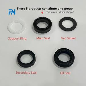Kit di Riparazione Guarnizioni per Pompa a Pistone per Idropulitrice ad Alta Pressione, in EPDM/PTFE Rinforzato con Tessuto, Tipo U 18*28, Set da Cinque Pezzi - Product Image 1