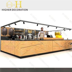 Alla moda bar Shop mobili in legno Coffee Shop chiosco panetteria e pasticceria Interior Design - Product Image 6