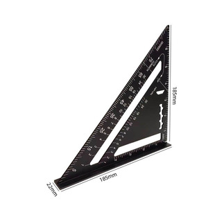 7/12Inch Triangle Ruler Measurement <strong>Tools</strong> Aluminium Alloy Carpenter <strong>Tools</strong> Inch Angle Ruler Speed <strong>Square</strong> Woodworking <strong>Tools</strong> - Product Image 4