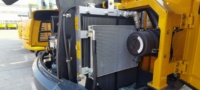 Excavatrice hydraulique d'occasion pour régions désertiques et arides, chenilles tout-terrain, adaptée aux climats chauds, travail intensif dans le sable et la poussière, machine Shantui d'occasion