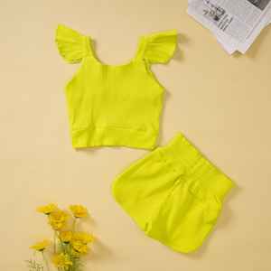 Completo Set <span class=keywords><strong>Abbigliamento</strong></span> Estivo 2026 in Cotone per Neonate 0-3 <span class=keywords><strong>Mesi</strong></span> - Completo Due Pezzi per <span class=keywords><strong>Bambina</strong></span> - Product Image 3