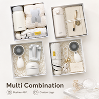 Coffret Cadeau Personnalisé en Acier Inoxydable pour Femme, Boîte Souvenir avec Logo Sérigraphié, Cadeau d'Entreprise Économique pour Employés