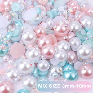 Cuentas <span class=keywords><strong>de</strong></span> perlas <span class=keywords><strong>de</strong></span> colores Juli Mix Crystal AB, apliques <span class=keywords><strong>de</strong></span> diamantes <span class=keywords><strong>de</strong></span> imitación, cuentas <span class=keywords><strong>de</strong></span> álbum <span class=keywords><strong>de</strong></span> recortes <span class=keywords><strong>de</strong></span> Strass medio redondo para manualidades <span class=keywords><strong>de</strong></span> ropa - Product Image 4