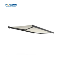 Auvent rétractable extérieur en aluminium, pavillon électrique imperméable, ombrage motorisé pour restaurant, patio