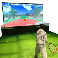 Simulateur de tennis de table d'intérieur Chuzhuang Simulateur d'affaires de tennis en acier Vr pour l'école à domicile Utilisation éducative et centre commercial