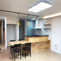 Maison Préfabriquée de Luxe en Panneaux Sandwich d'Acier, Modèle Conteneur, Prête à Habiter, Design Moderne, Salle de Bain Respirante