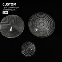 Lentille optique solaire Fresnel BOGLASS personnalisée de 30 mm, 50 mm, 80 mm, 112 mm, 130 mm, 150 mm, 175 mm, 200 mm, 250 mm, 300 mm pour projecteur