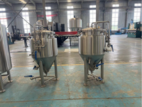 Fermenteur de bière à double paroi conique 1HL 100L à fond conique de 60 degrés Pompe de réservoir de fermentation 100L incluse pour la ferme
