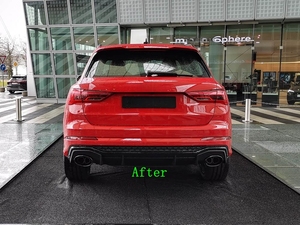 Diffusore Posteriore per Tuning Auto Audi <span class=keywords><strong>Q3</strong></span> RSQ3, Aggiornamento in Plastica ABS 2019-2024, Direttamente dalla Fabbrica - Product Image 6