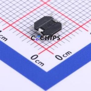 K2-1187SQ-B4SW-06 Tactile Switch SMD-4P,5.2x5.2mm Switch Single Pole Single Throw Round Button 2.5N Vertical Mount - Product Image 2