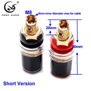 Ổ Cắm Hình Quả Chuối Đầu Nối Loa Vàng Mạ Đồng Thau Tự Làm HIFI YIVO XSSH Âm Thanh Đầu Nối Dây Cột Nối - Product Image 6