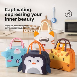 Borsa Termica Portatile in Tessuto Oxford con Stampa Cartoon, Grande Capacità, per Pranzo, Lavoro, Scuola, Bento Box - Product Image 1